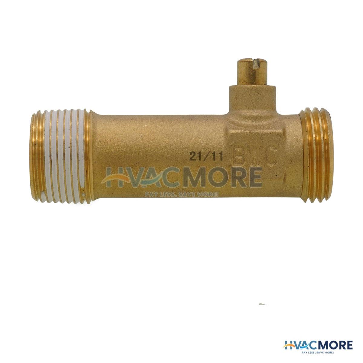Bradford White Brass Drain Valve (3/4" M x 2" Shank) 415-42351-02