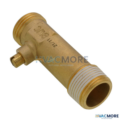 Bradford White Brass Drain Valve (3/4" M x 2" Shank) 415-42351-02