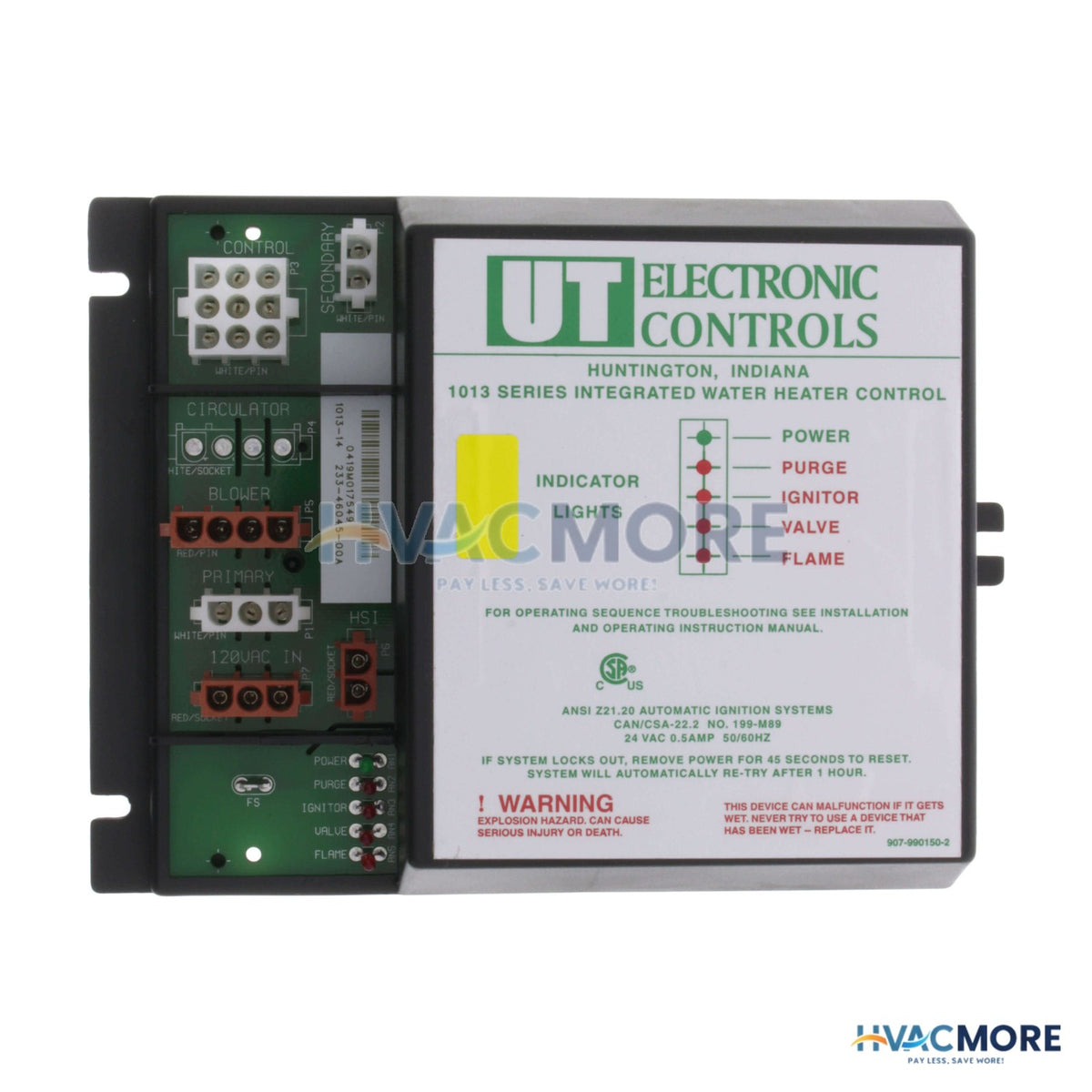 Bradford White Honeywell Control Display 415-46045-00