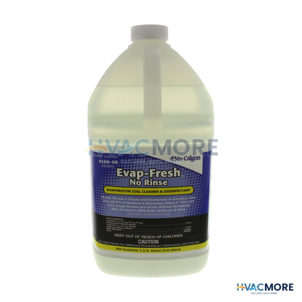 Nu-Calgon Evap-Fresh No-Rinse Evaporator Coil Cleaner & Disinfectant (1 Gallon) 4166-08