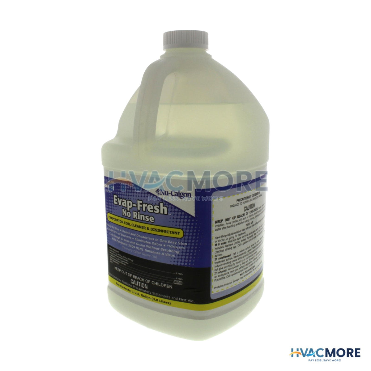 Nu-Calgon Evap-Fresh No-Rinse Evaporator Coil Cleaner & Disinfectant (1 Gallon) 4166-08