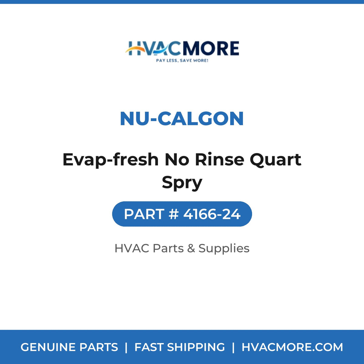 Nu-Calgon Evap-fresh No Rinse Quart Spry 4166-24