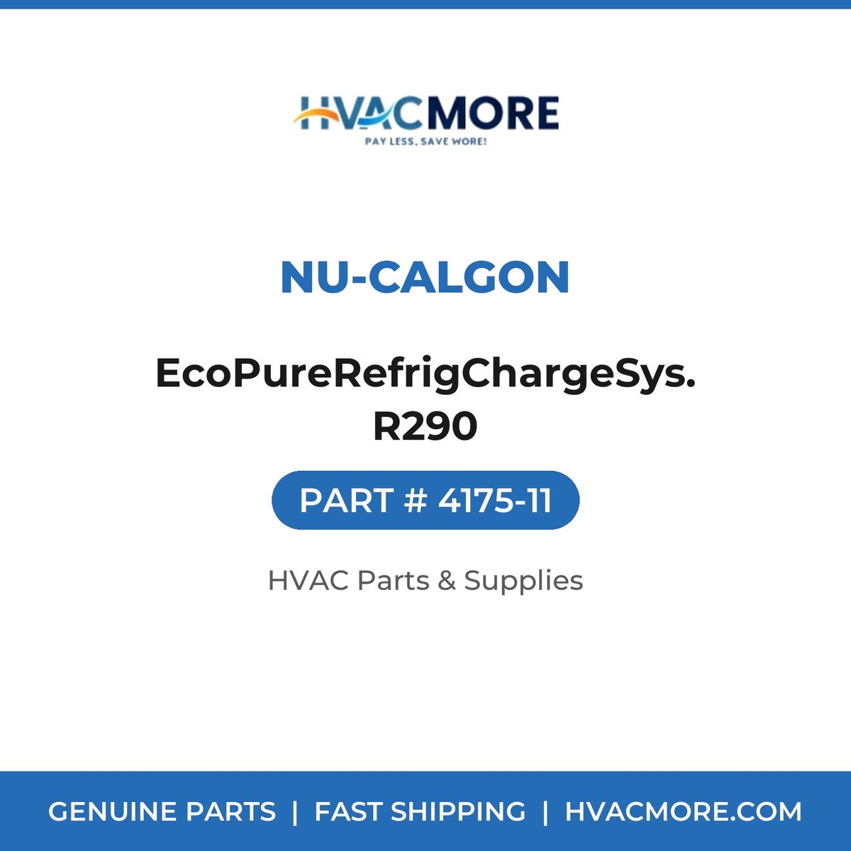 Nu-Calgon EcoPureRefrigChargeSys. R290 4175-11