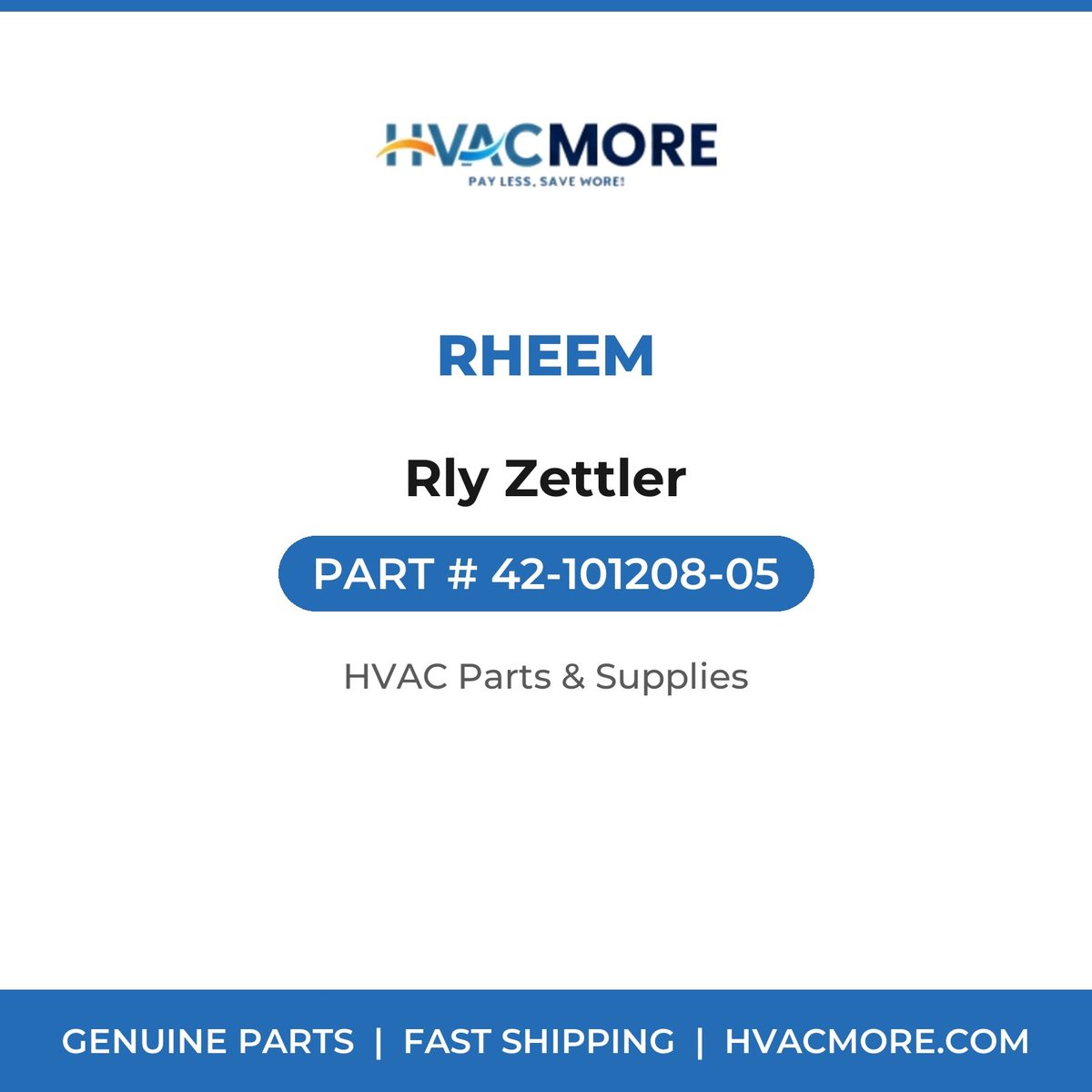 Rheem Rly Zettler 42-101208-05