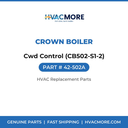 Crown Boiler Cwd Control (CB502-S1-2) 42-502A
