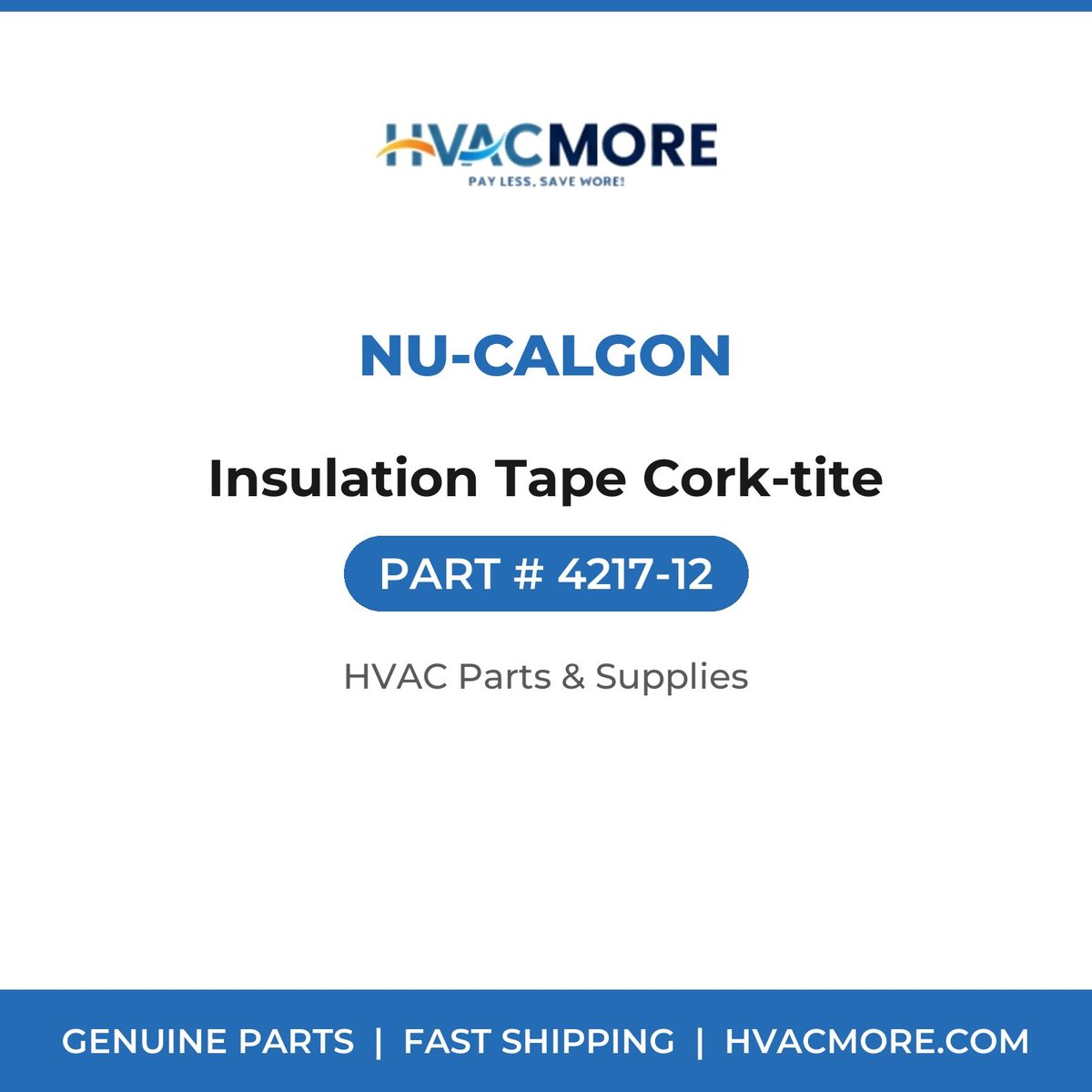 Nu-Calgon Insulation Tape Cork-tite 4217-12