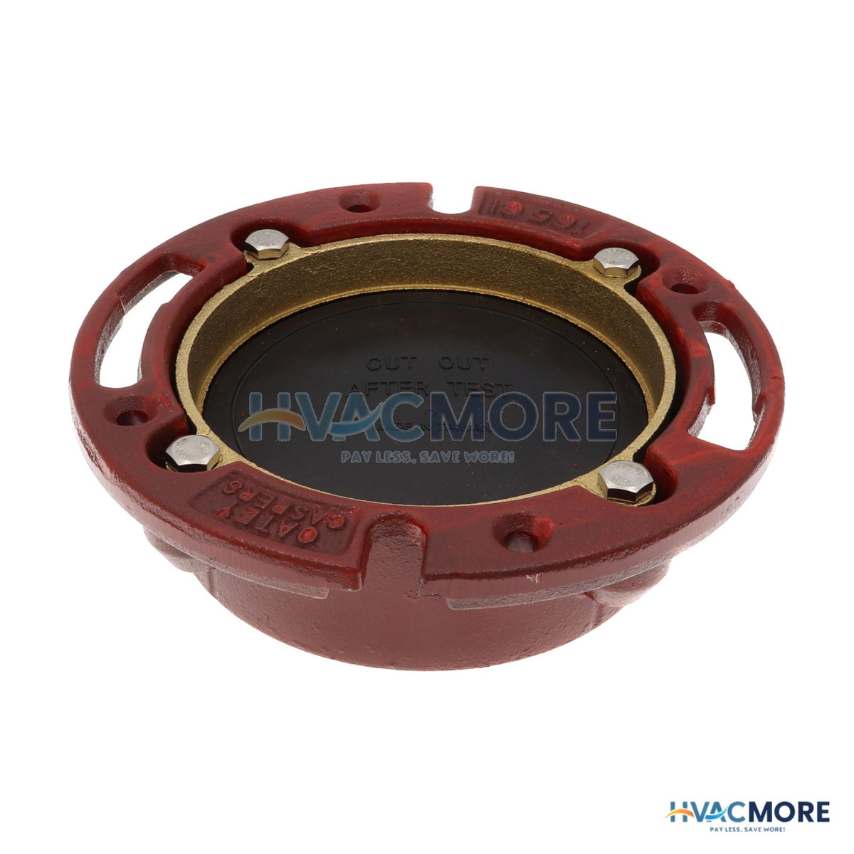 Oatey 4" Cast Iron Closet Flange W/ Test Cap 42256