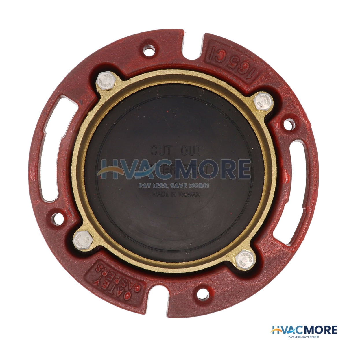 Oatey 4" Cast Iron Closet Flange W/ Test Cap 42256