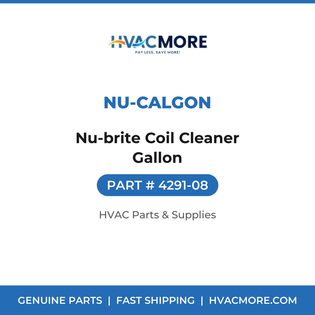 Nu-Calgon Nu-brite Coil Cleaner Gallon 4291-08