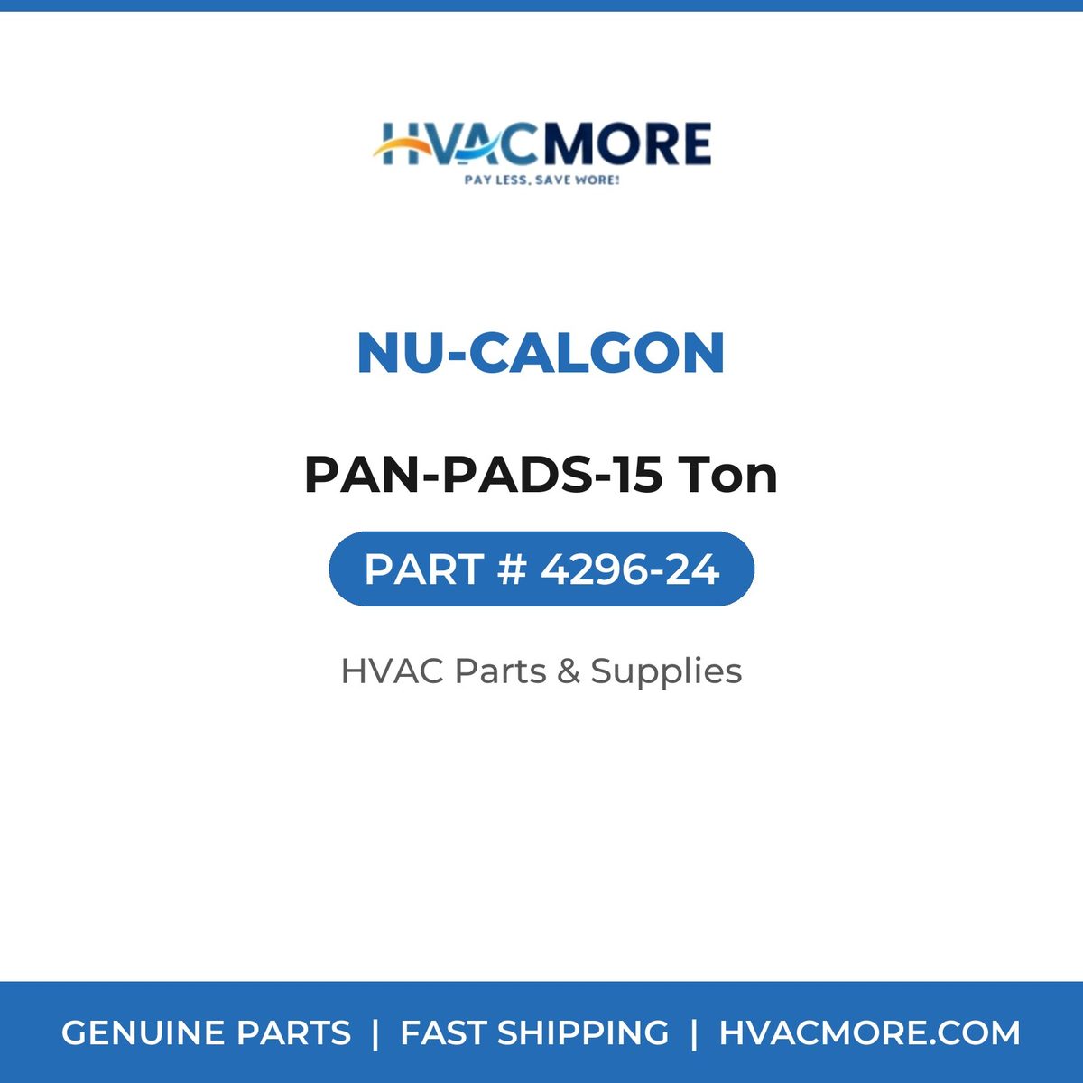 Nu-Calgon PAN-PADS-15 Ton 4296-24