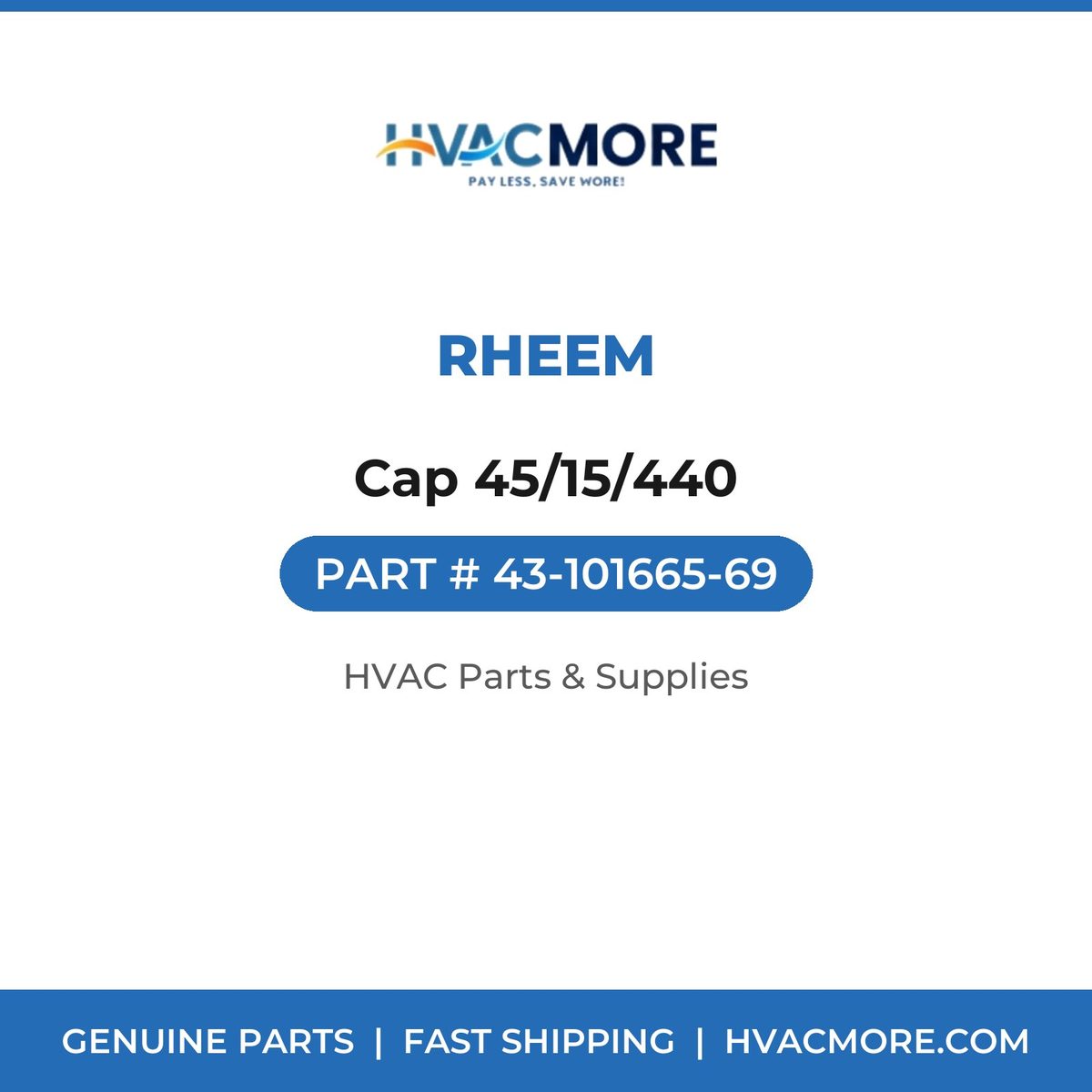 Rheem Cap 45/15/440 43-101665-69