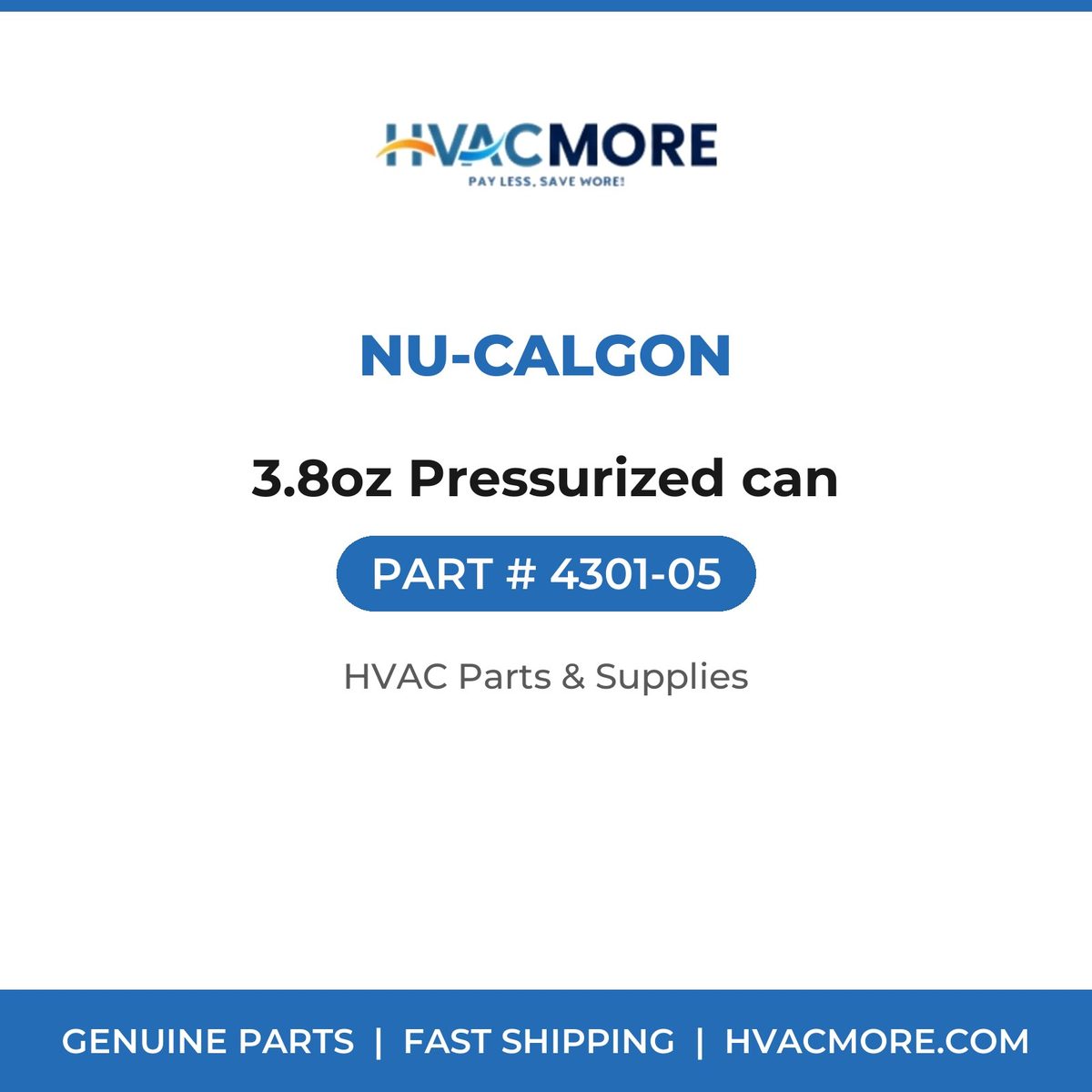 Nu-Calgon 3.8oz Pressurized can 4301-05
