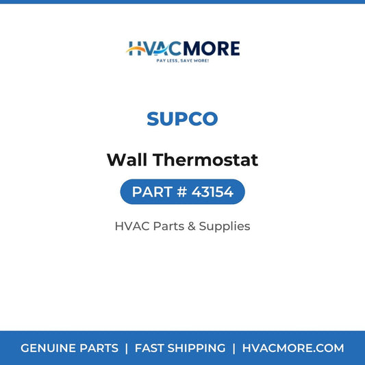 Supco Wall Thermostat 43154