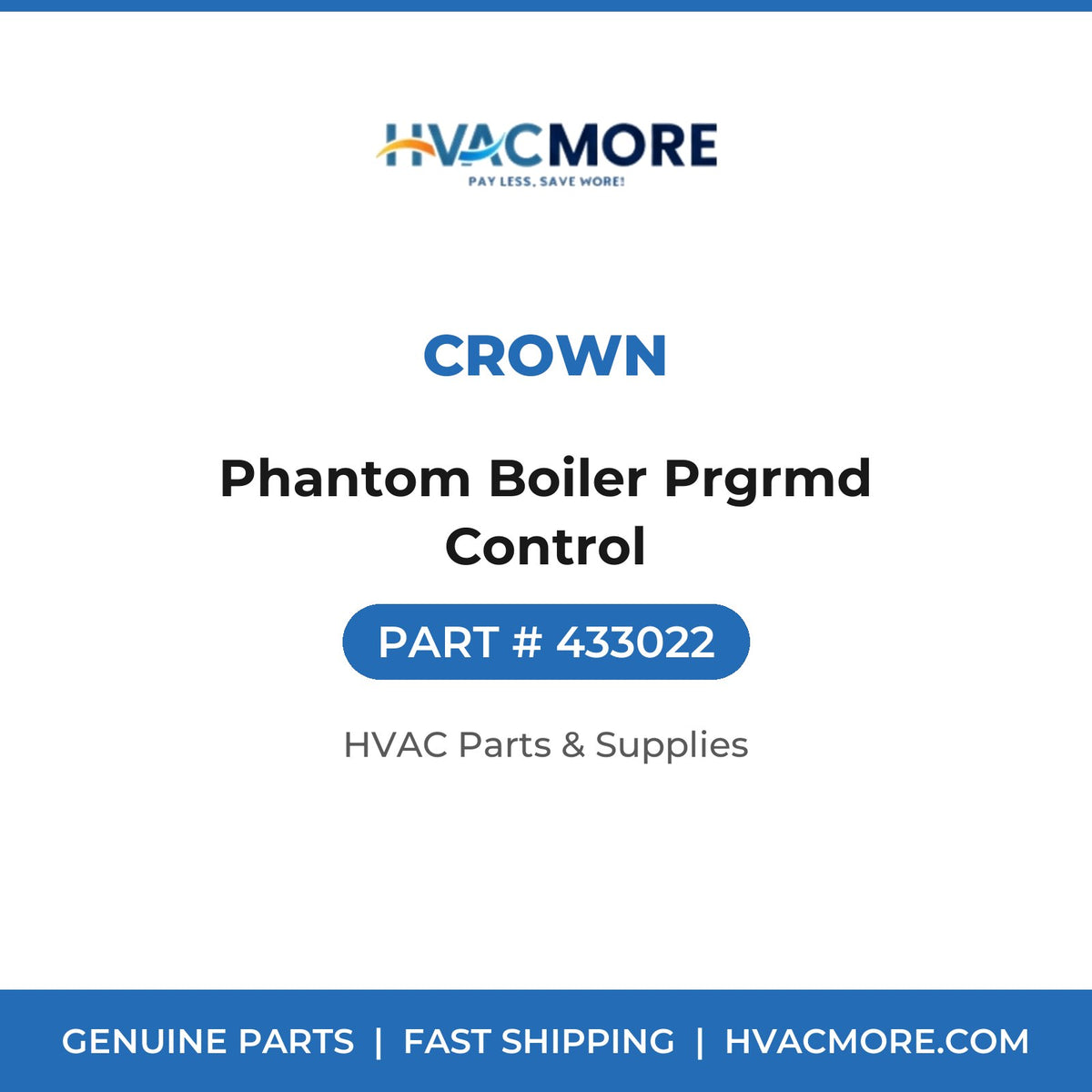 Crown Phantom Boiler Prgrmd Control 433022