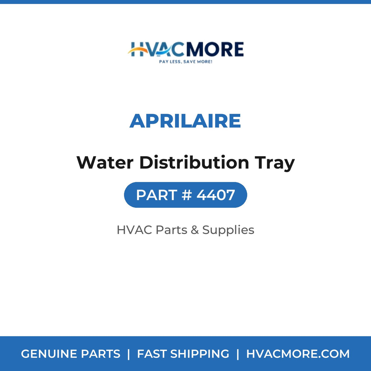 Aprilaire Water Distribution Tray 4407