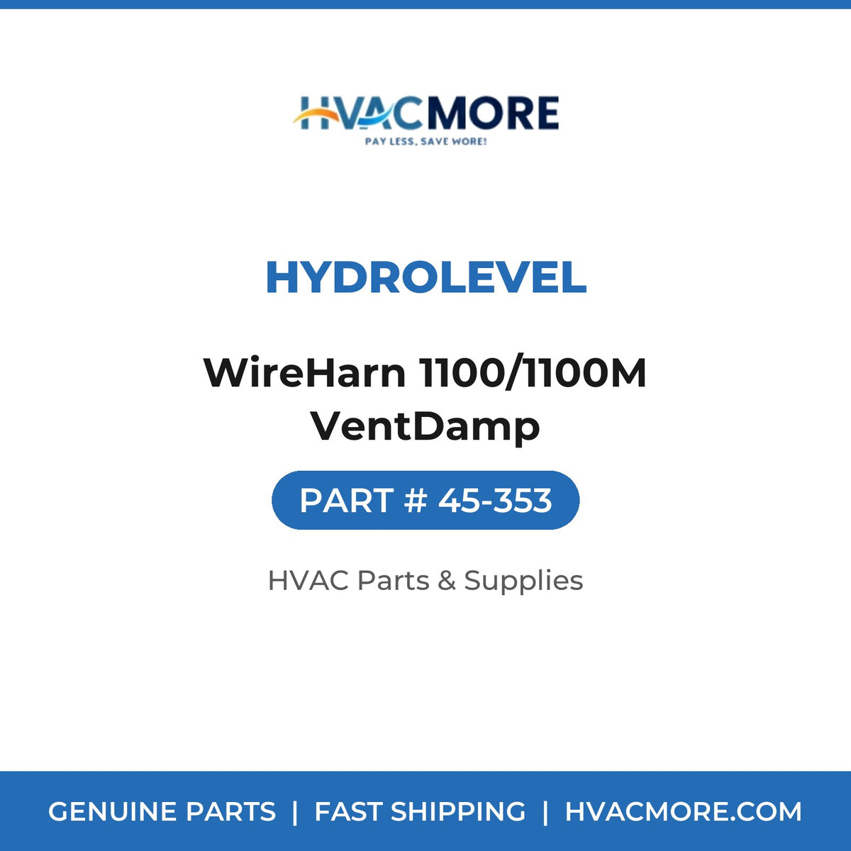 Hydrolevel WireHarn 1100/1100M VentDamp 45-353