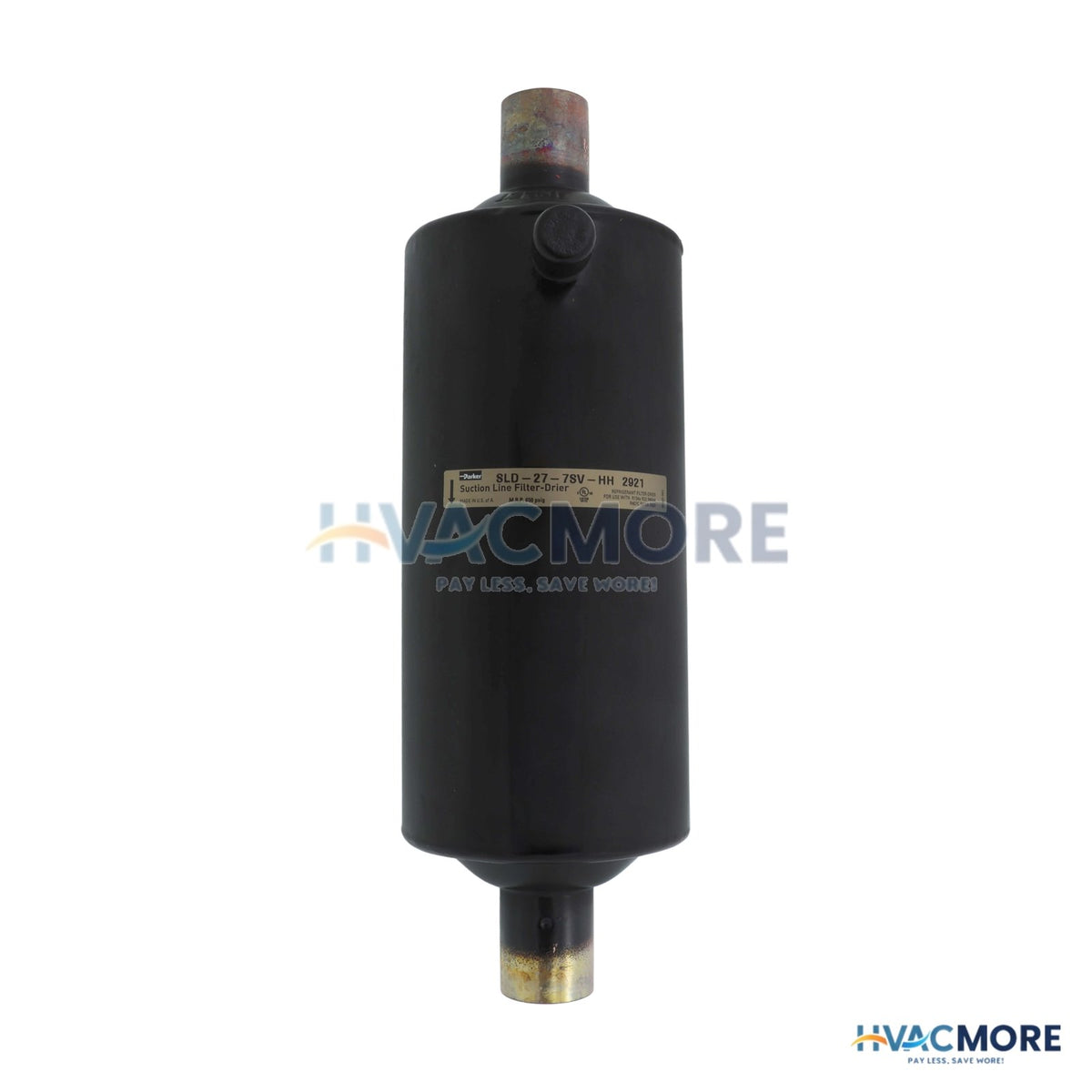 Parker Hannifin 7/8" ODF SLD 27-7SV HH Gold Label Suction Line Filter-Drier (27 Cubic Inches) 450042-001