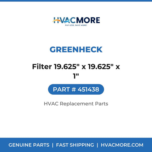 Greenheck Filter 19.625" x 19.625" x 1" 451438