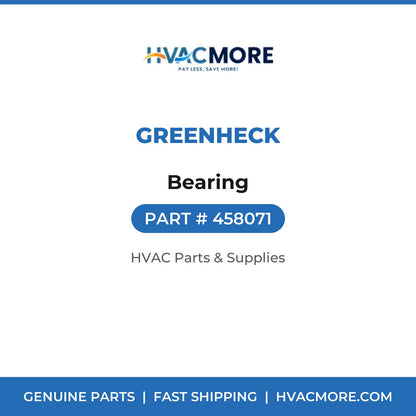 Greenheck Bearing 458071