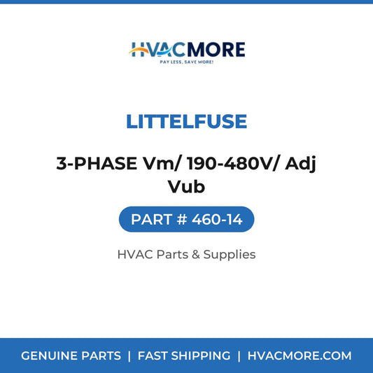 Littelfuse 3-PHASE Vm/ 190-480V/ Adj Vub 460-14