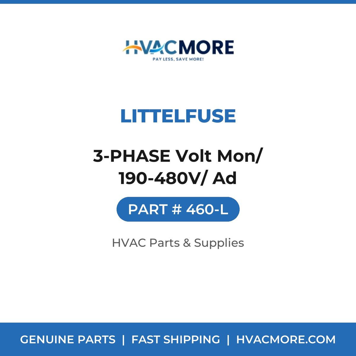 Littelfuse 3-PHASE Volt Mon/ 190-480V/ Ad 460-L