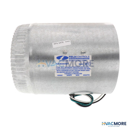 Field Controls 6" Air Boosters for Round Metal Duct or Flex Duct (up to 225 CFM), AB-6 46119402