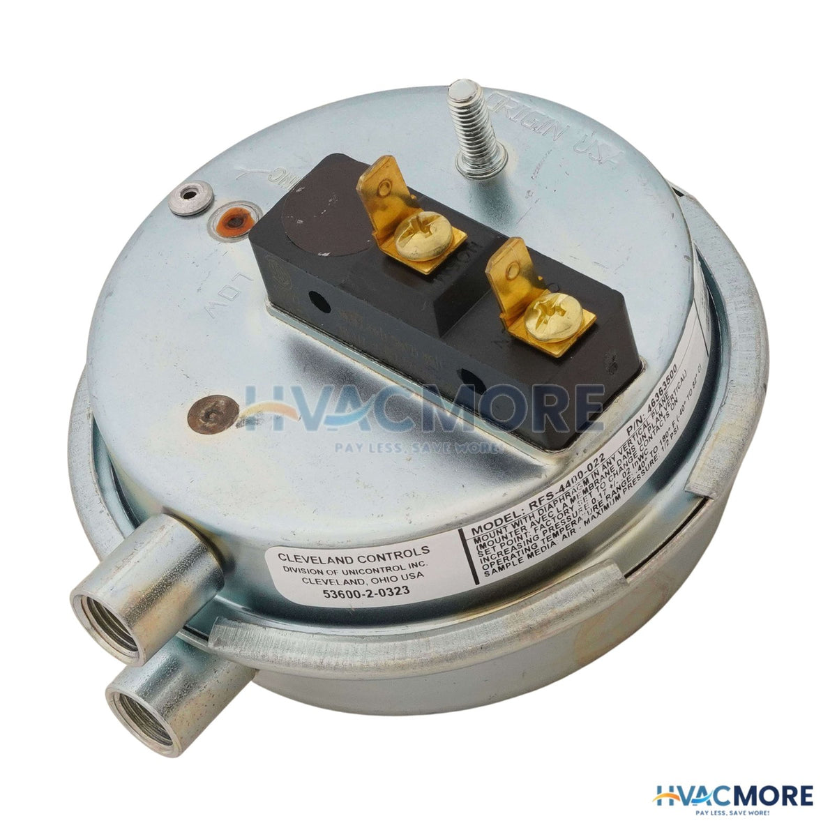Field Controls Pressure Switch (CAS-6 & 7) 46363500