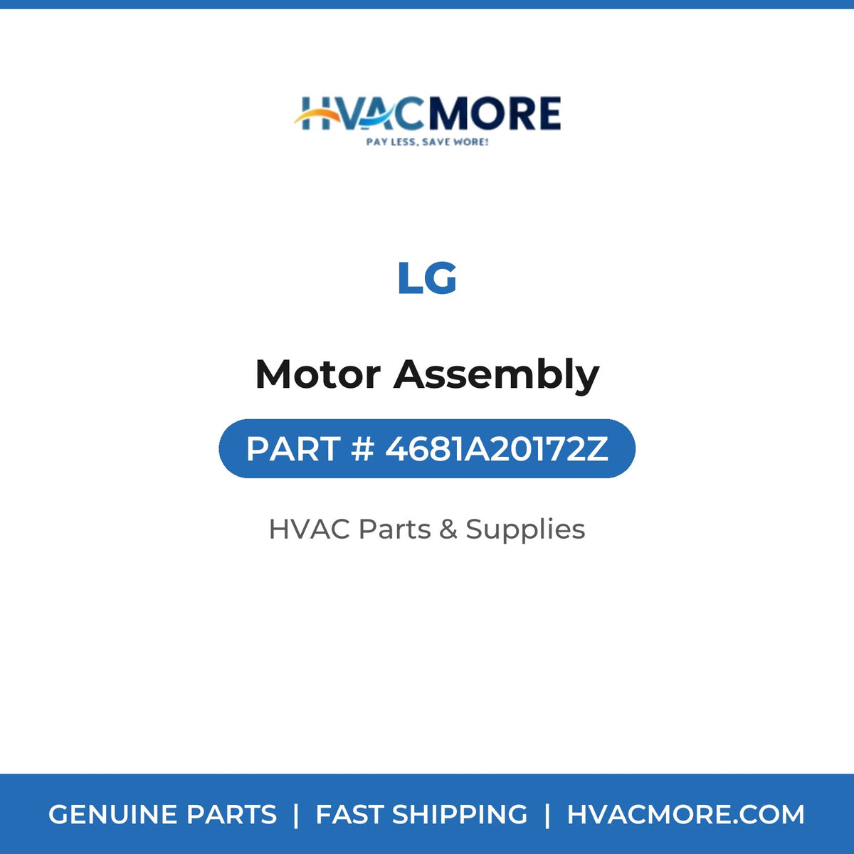 LG Motor Assembly 4681A20172Z