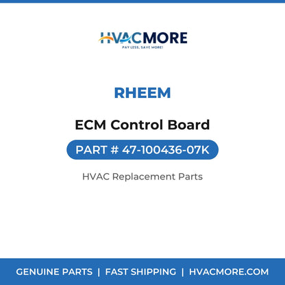 Rheem ECM Control Board 47-100436-07K