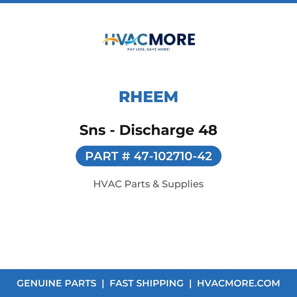 Rheem Sns - Discharge 48 47-102710-42