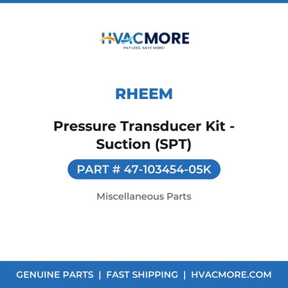 Rheem Pressure Transducer Kit - Suction (SPT) 47-103454-05K