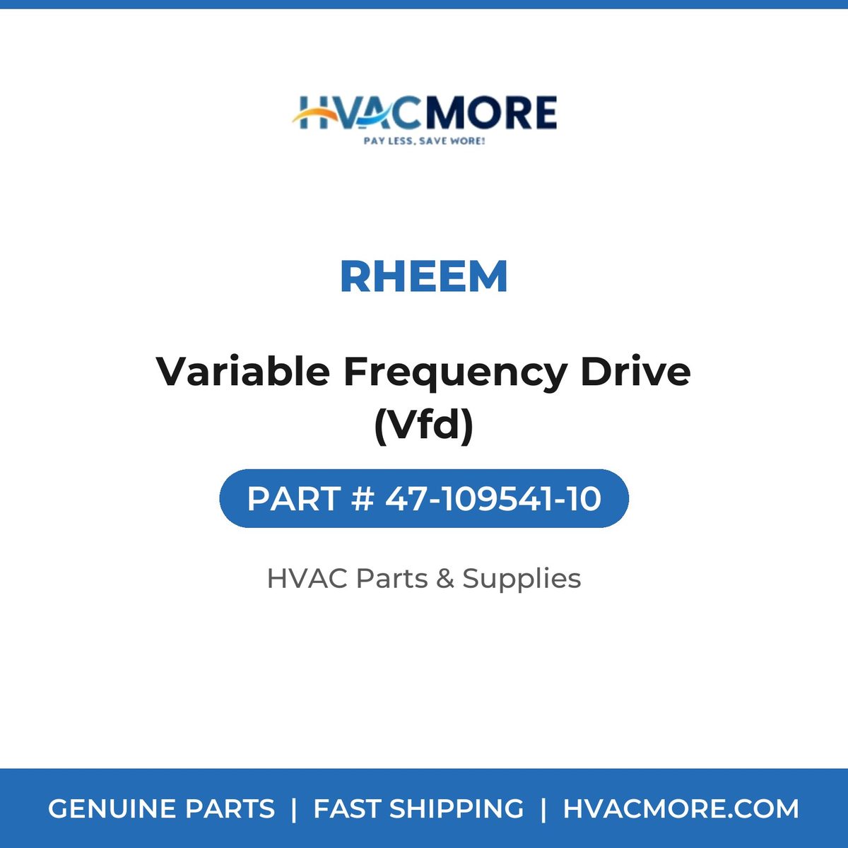 Rheem Variable Frequency Drive (Vfd) 47-109541-10