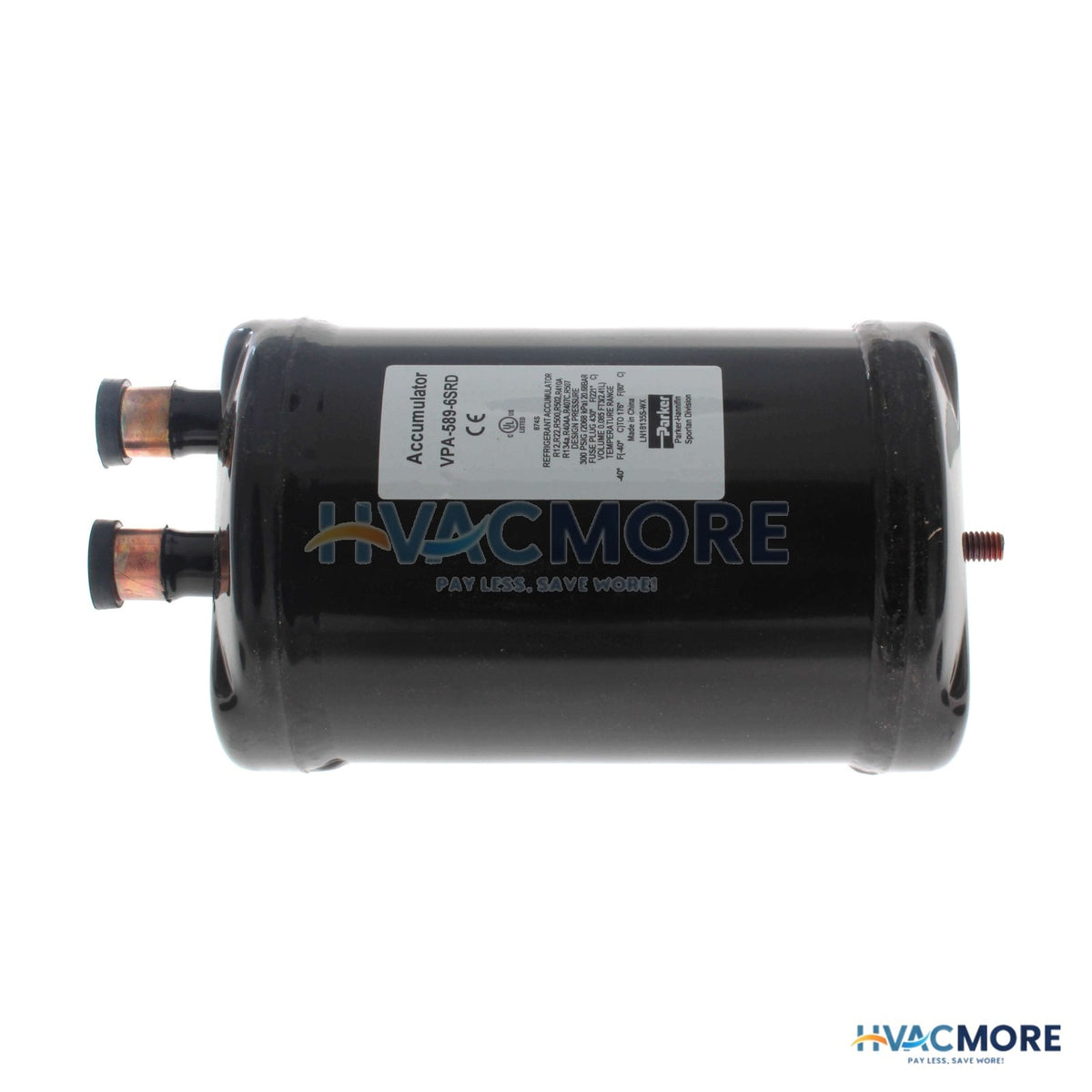 Parker Hannifin 3/4" ODF VPA-589-6SRD Suction Line Accumulator 470110