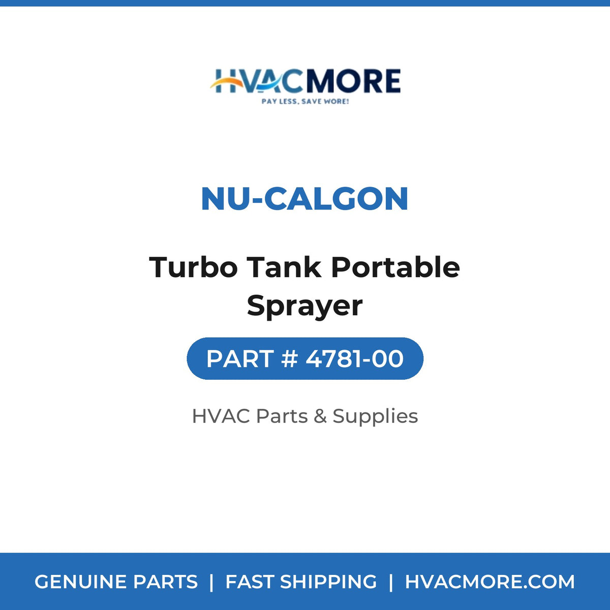 Nu-Calgon Turbo Tank Portable Sprayer 4781-00