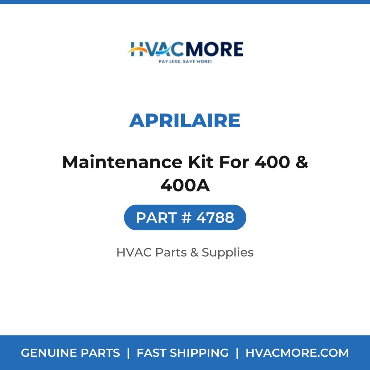 Aprilaire Maintenance Kit For 400 & 400A 4788
