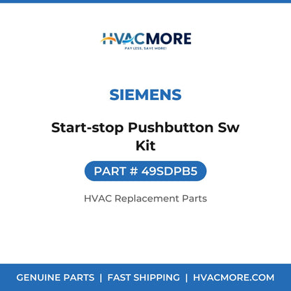 Siemens Start-stop Pushbutton Sw Kit 49SDPB5
