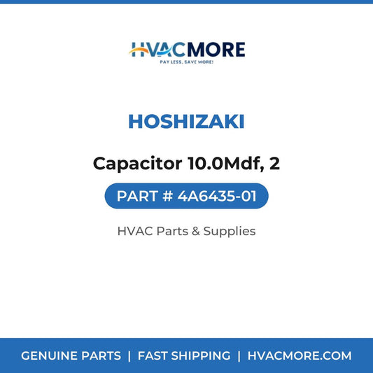 Hoshizaki Capacitor 10.0Mdf, 2 4A6435-01