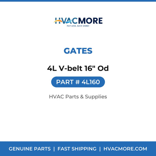 Gates 4L V-belt 16" Od 4L160