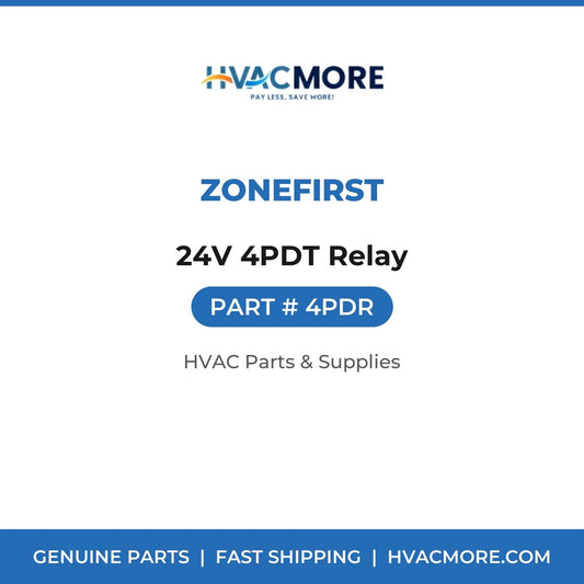 ZoneFirst 24V 4PDT Relay 4PDR