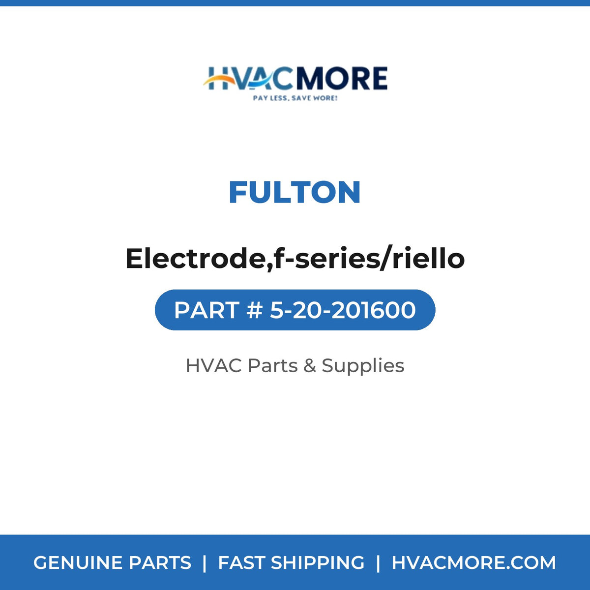 Fulton Electrode,f-series/riello 5-20-201600