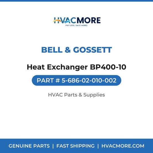 Bell & Gossett Heat Exchanger BP400-10 5-686-02-010-002