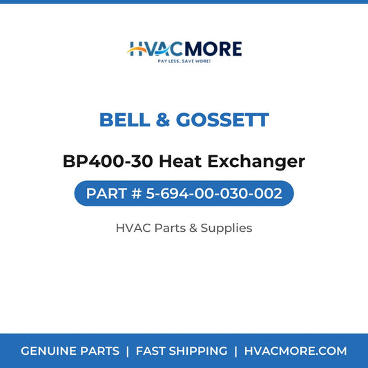 Bell & Gossett BP400-30 Heat Exchanger 5-694-00-030-002