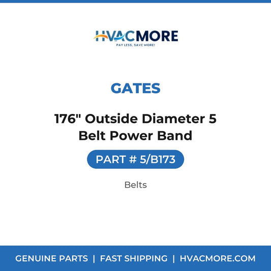 Gates 176" Outside Diameter 5 Belt Power Band 5/B173