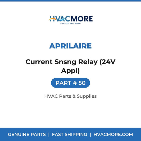 Aprilaire Current Snsng Relay (24V Appl) 50