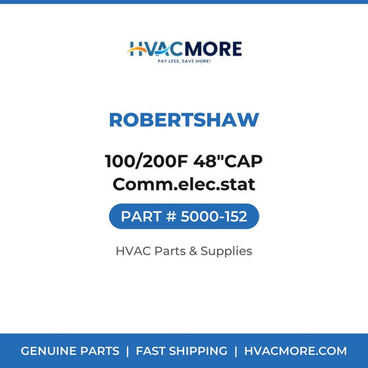 Robertshaw 100/200F 48"CAP Comm.elec.stat 5000-152