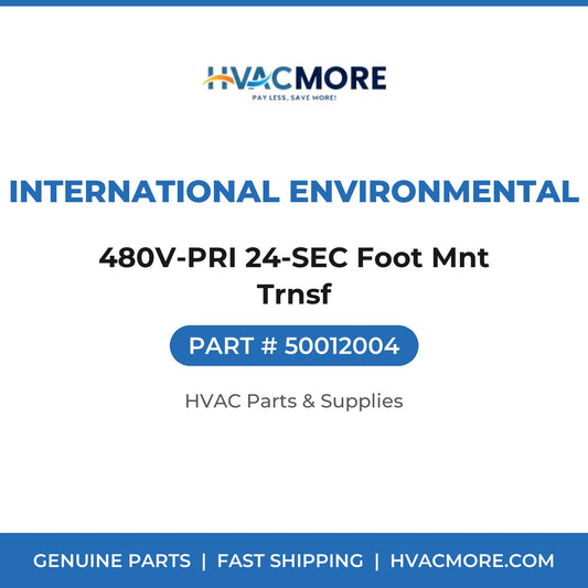 International Environmental 480V-PRI 24-SEC Foot Mnt Trnsf 50012004