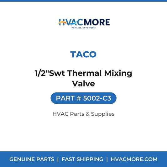 Taco 1/2"Swt Thermal Mixing Valve 5002-C3