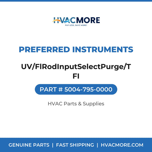 Preferred Instruments UV/FlRodInputSelectPurge/TFI 5004-795-0000