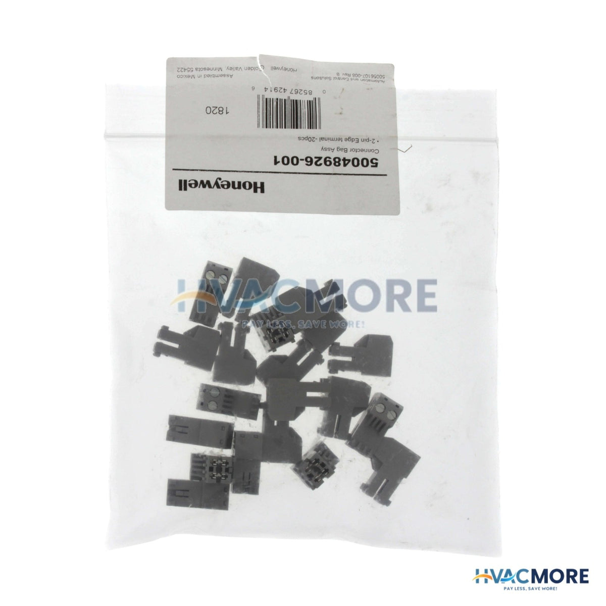 Honeywell 2-POSITION Edge Connector (Pack of 20) 50048926-001