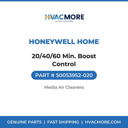 Honeywell Home 20/40/60 Min. Boost Control 50053952-020